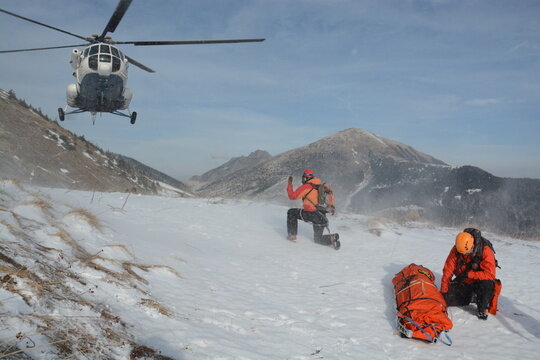 Helicopter - Terrestrial Rescue Winter