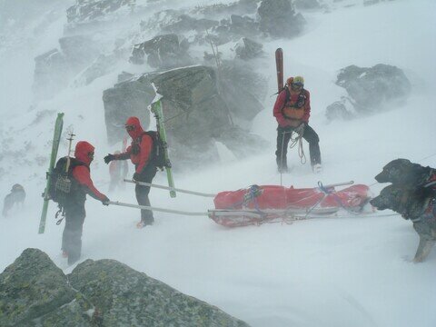 Terrestrial Rescue Winter -  Lavina Prielom 2014 P1050595
