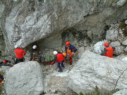 Terrestrial Rescue - Bergung aus einer Rinne