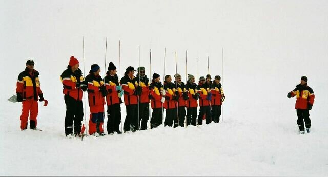 Probe Line Avalanche Rescue