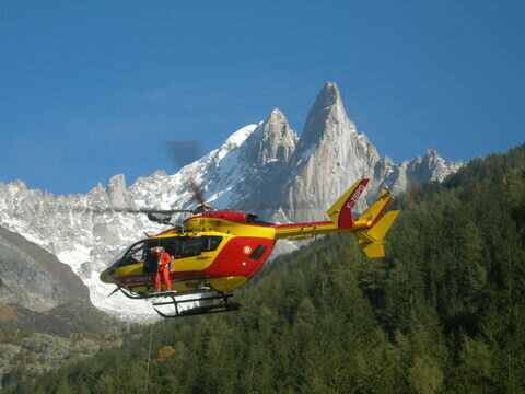 French police Helicopter