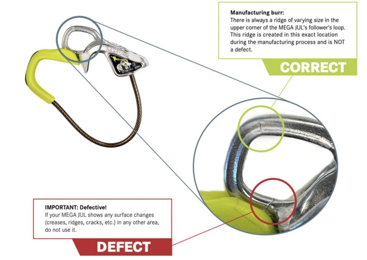 EDELRID MEGA JUL - Safety Check · ICAR – International Commission for ...